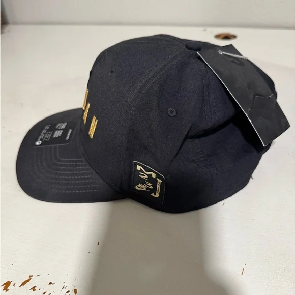 Jordan Black and Gold Men's Cap - Picture 2 of 3